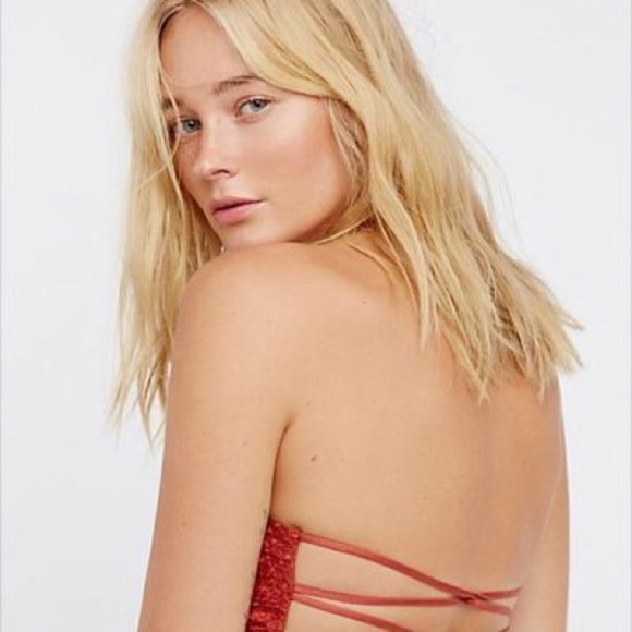 Free People Intimately | Terracotta Lace Bralette - Picture 4 of 4